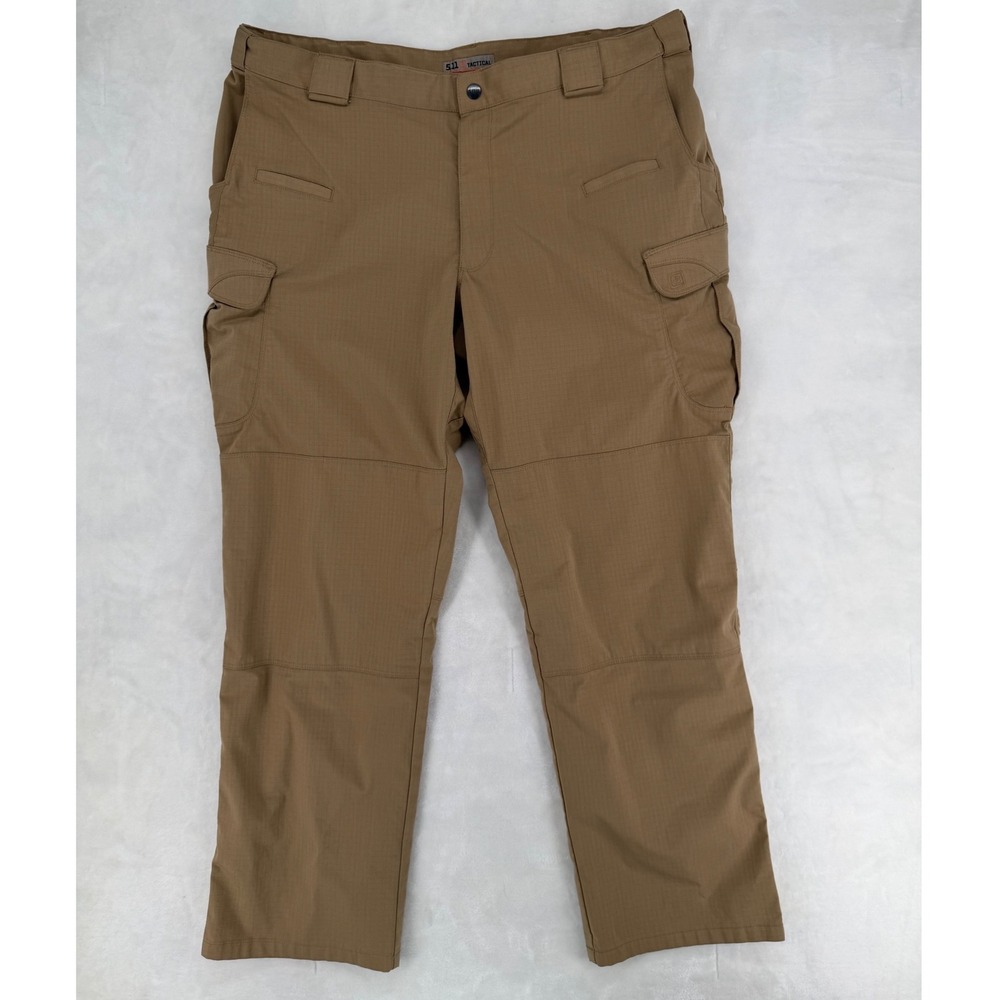 5.11 Tactical Stryke Pants 42x32 TDU Khaki Cargo Flex-Tac Ripstop 74369-120